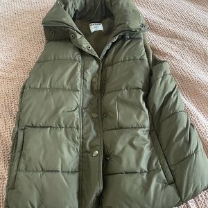 Green Puffer Vest
